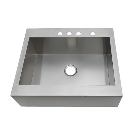 Kingston Brass Edinburg 29-3/4" Farmhouse Single Basin Stainless Steel Kitchen Sink Brushed