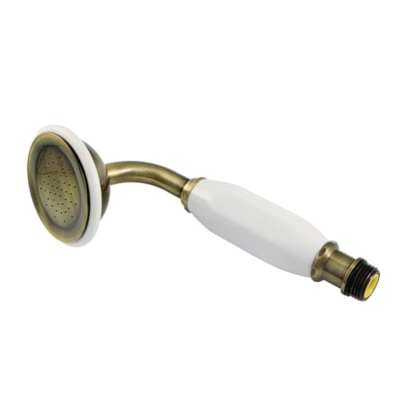 Kingston Brass Victorian 1.8 GPM Single Function Hand Shower with Accent Ring Antique Brass