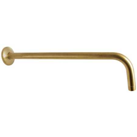 Kingston Brass Claremont 17" Rain Drop Shower Arm Brushed Brass