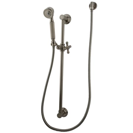 Kingston Brass Made To Match 1.8 GPM Single Function Hand Shower Package - Includes Slide Bar, Hose, and Wall Supply Brushed Nickel