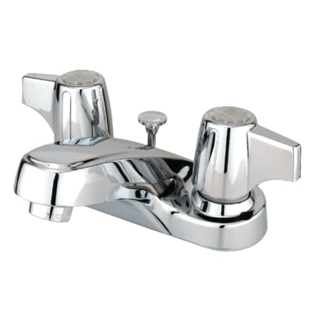 Kingston Brass Americana 1.2 GPM Centerset Bathroom Faucet with Pop-Up Drain Assembly Polished Chrome