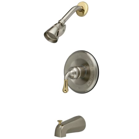 Satin Nickel / Polished Brass