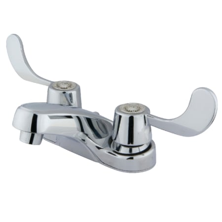 Kingston Brass Vista 1.2 GPM Centerset Bathroom Faucet with Pop-Up Drain Assembly Polished Chrome