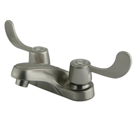 Kingston Brass Vista 1.2 GPM Centerset Bathroom Faucet Brushed Nickel