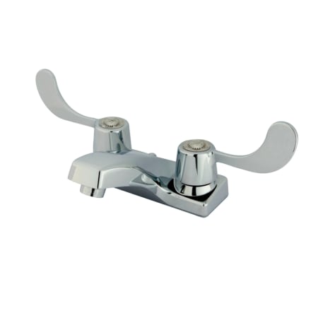 Kingston Brass Vista 1.2 GPM Centerset Bathroom Faucet with Pop-Up Drain Assembly Polished Chrome