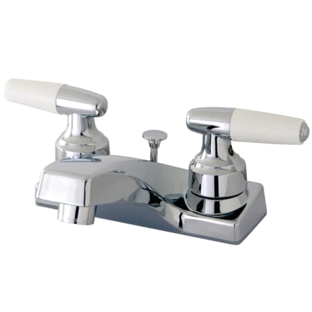 Kingston Brass 1.2 GPM Centerset Bathroom Faucet with Pop-Up Drain Assembly Polished Chrome