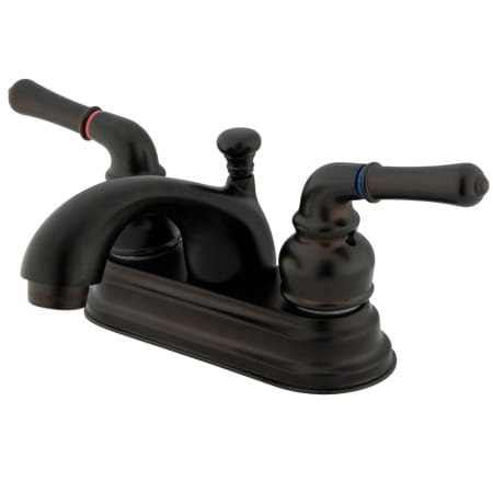 Kingston Brass 1.2 GPM Centerset Bathroom Faucet with Pop-Up Drain Assembly Oil Rubbed Bronze