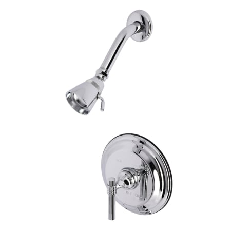 Kingston Brass Shower Only Trim Package with 1.8 GPM Single Function Shower Head Polished Chrome