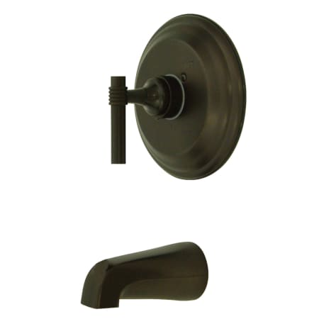 Kingston Brass Milano Wall Mounted Bathtub Faucet-Only Trim Kit - Includes Rough-In Oil Rubbed Bronze