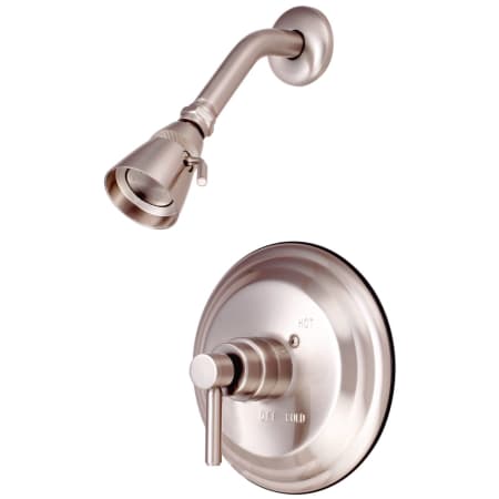 Kingston Brass Shower Only Trim Package with 1.8 GPM Multi Function Shower Head Brushed Nickel