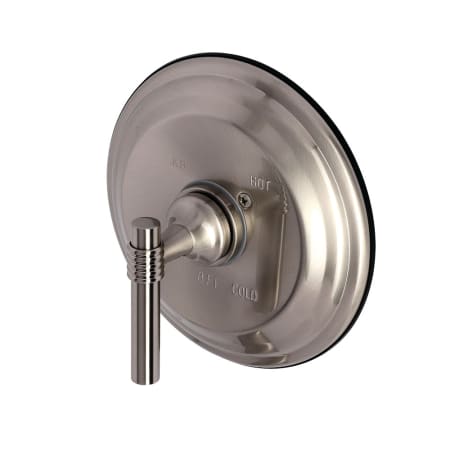 Kingston Brass Pressure Balanced Valve Trim Only with Single Lever Handle Brushed Nickel