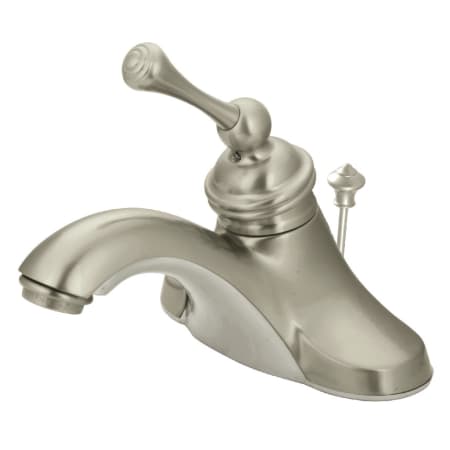 Kingston Brass Victorian 1.2 GPM Centerset Bathroom Faucet with Pop-up Drain Assembly Brushed Nickel