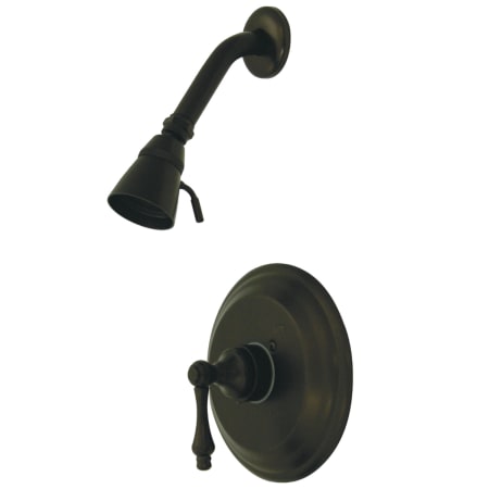 Kingston Brass Shower Only Trim Package with 1.8 GPM Multi Function Shower Head Oil Rubbed Bronze