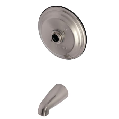Kingston Brass Wall Mounted Bathtub Faucet-Only Trim Kit - Includes Rough-In - Handle Not Included Brushed Nickel