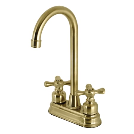 Kingston Brass Victorian 1.8 GPM Standard Bar Faucet Brushed Brass