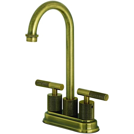 Kingston Brass Convergent 1.8 GPM Standard Bar Faucet Antique Brass