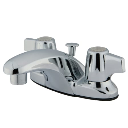 Kingston Brass Magellan 1.2 GPM Centerset Bathroom Faucet with Pop-Up Drain Assembly Polished Chrome