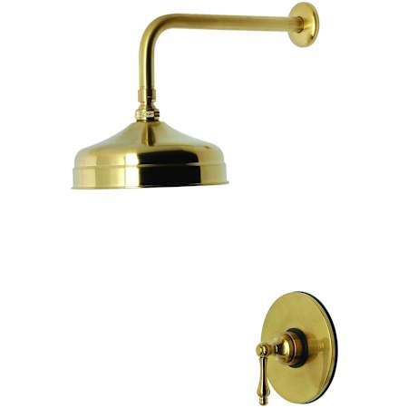 Kingston Brass Restoration Shower Only Trim Package with 1.8 GPM Single Function Shower Head Brushed Brass