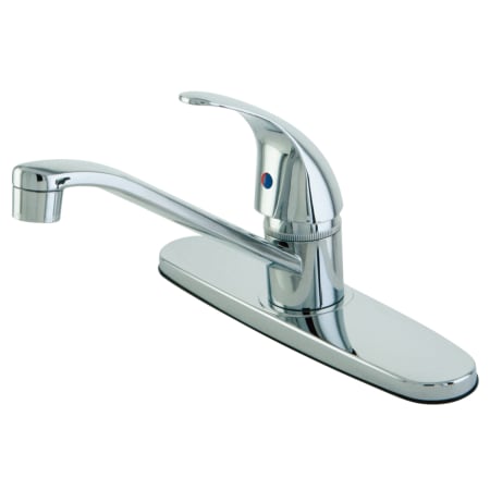Kingston Brass Legacy 1.8 GPM Single Hole Kitchen Faucet Polished Chrome