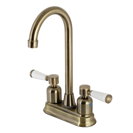 Kingston Brass Paris 1.8 GPM Standard Bar Faucet Antique Brass