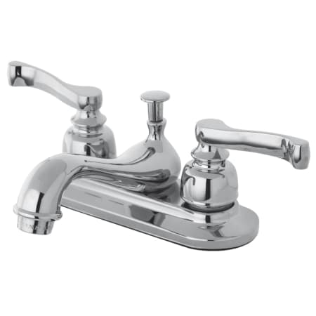 Kingston Brass Royale 1.2 GPM Centerset Bathroom Faucet with Pop-Up Drain Assembly Polished Chrome