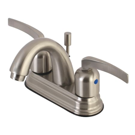 Kingston Brass Centurion 1.2 GPM Centerset Bathroom Faucet with Pop-Up Drain Assembly Brushed Nickel