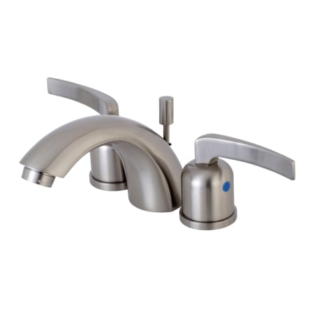 Kingston Brass Centurion 1.2 GPM Widespread Bathroom Faucet with Pop-Up Drain Assembly Brushed Nickel