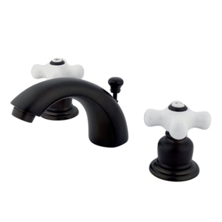 Kingston Brass Victorian 1.2 GPM Widespread Bathroom Faucet with Pop-Up Drain Assembly Oil Rubbed Bronze