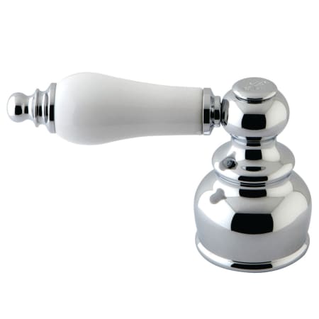 Kingston Brass Hot Side Porcelain Lever Handle Polished Chrome
