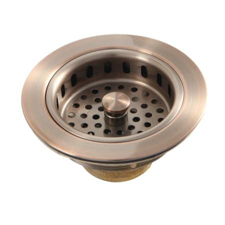 Kingston Brass Made To Match 3-1/2" Basket Strainer Antique Copper