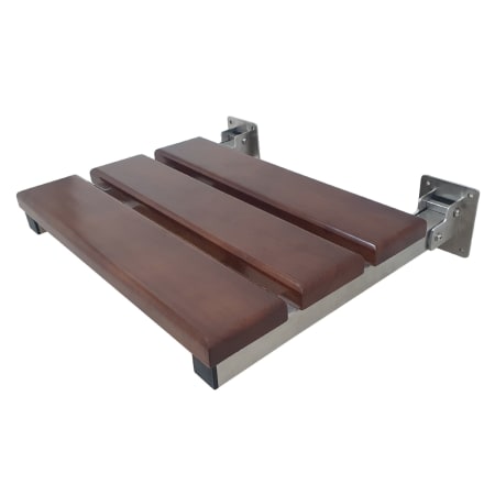 Kingston Brass Chaise 19" x 16" Wall Mount Folding Shower Seat Brushed Nickel