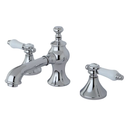 Kingston Brass Bel-Air 1.2 GPM Widespread Bathroom Faucet with Pop-Up Drain Assembly Polished Chrome