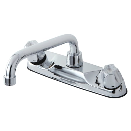 Kingston Brass 1.8 GPM Widespread Bridge Kitchen Faucet Polished Chrome