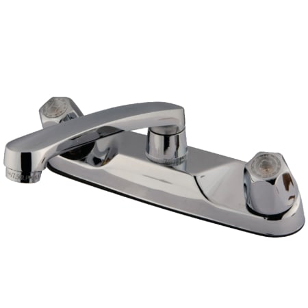 Kingston Brass 1.8 GPM Standard Kitchen Faucet Polished Chrome