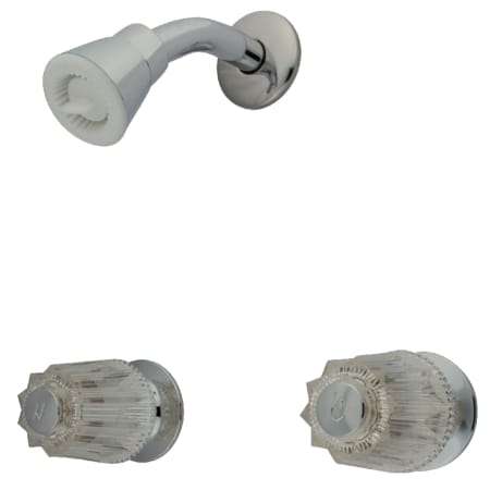 Kingston Brass Shower Only Trim Package with 1.8 GPM Single Function Shower Head Polished Chrome