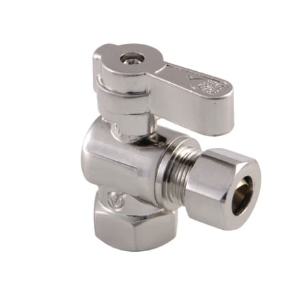 Kingston Brass Comp Angle Stop Valve with Lever Handle Brushed Nickel