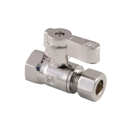 Kingston Brass Straight Shut Off Valve Brushed Nickel