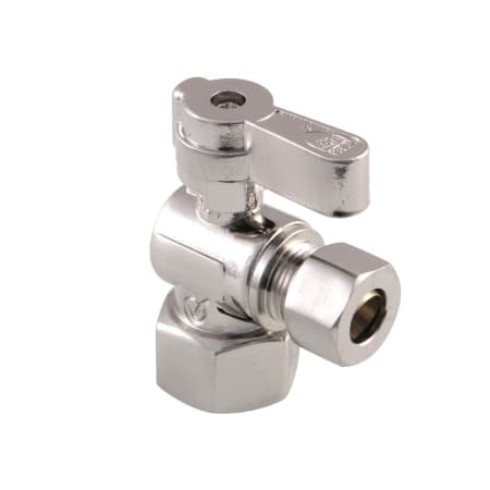 Kingston Brass Kingston Brass 1/2" FIP x 3/8" OD Comp Angle Stop Valve Brushed Nickel