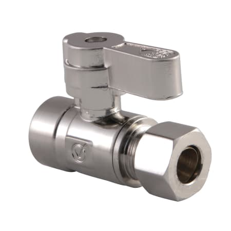 Kingston Brass Straight Shut Off Valve Brushed Nickel