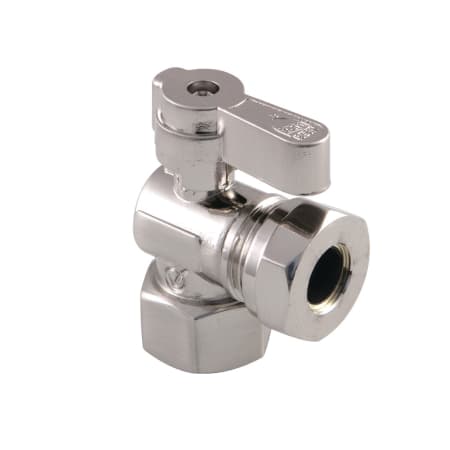 Kingston Brass Slip Joint Angle Stop Valve Brushed Nickel