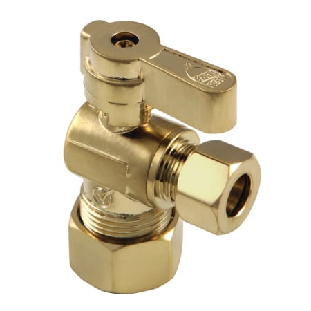 Kingston Brass Baseline 2-5/16" High Angle Stop Valve Brushed Brass