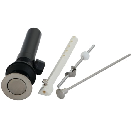 Kingston Brass 1-1/4" Plastic Pop-Up Drain Assembly with Overflow Brushed Nickel