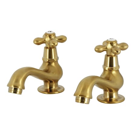 Kingston Brass Heritage 1.2 GPM Basin Tap Faucet Brushed Brass