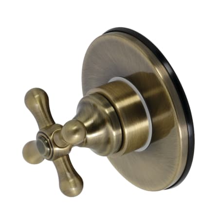 Kingston Brass Single Handle 3 Function Diverter Valve Trim Antique Brass