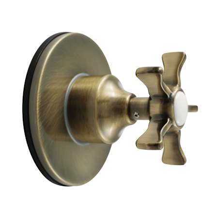 Kingston Brass Hamilton Single Handle 3 Function Diverter Valve Trim - Less Valve Antique Brass
