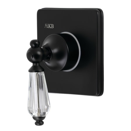 Kingston Brass Single Handle 3 Function Diverter Valve Trim Matte Black