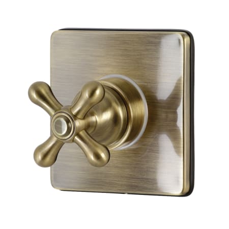 Kingston Brass Single Handle 3 Function Diverter Valve Trim Antique Brass