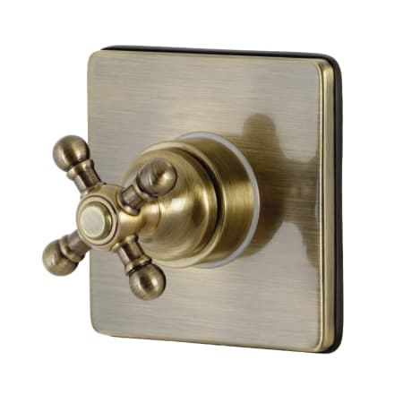 Kingston Brass Single Handle 3 Function Diverter Valve Trim Antique Brass