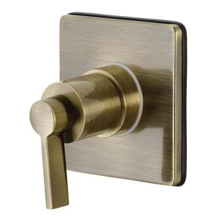 Kingston Brass NuvoFusion Single Handle 3 Function Diverter Valve Trim Antique Brass
