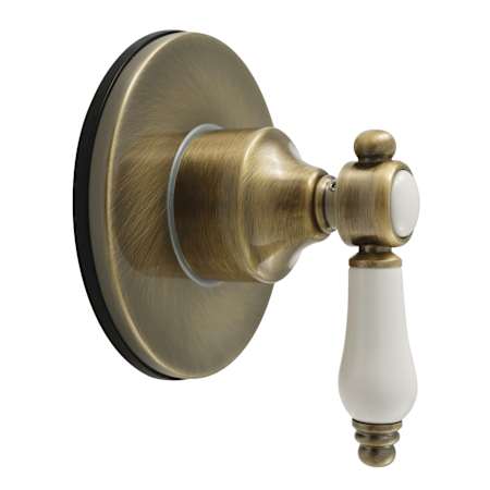Kingston Brass Bel-Air Single Handle 6 Function Diverter Valve Trim - Less Valve Antique Brass